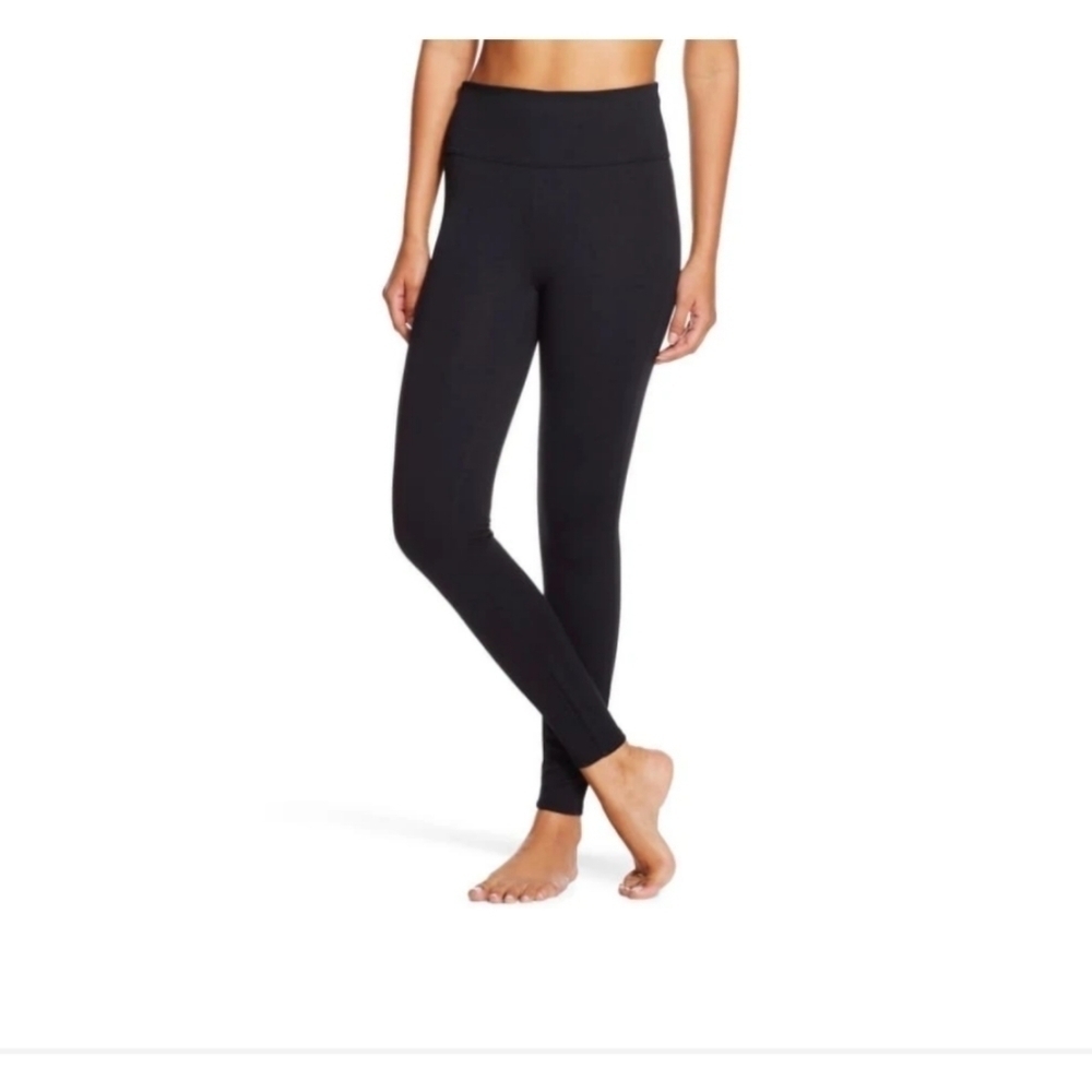 Love Your Assets Black Ponte Shaping Leggings Sm